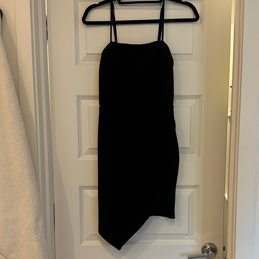Trixxi Black Asymmetrical Dress